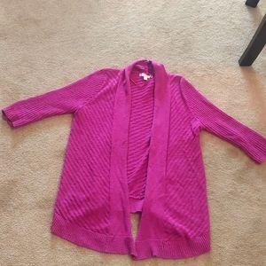 Open cardigan